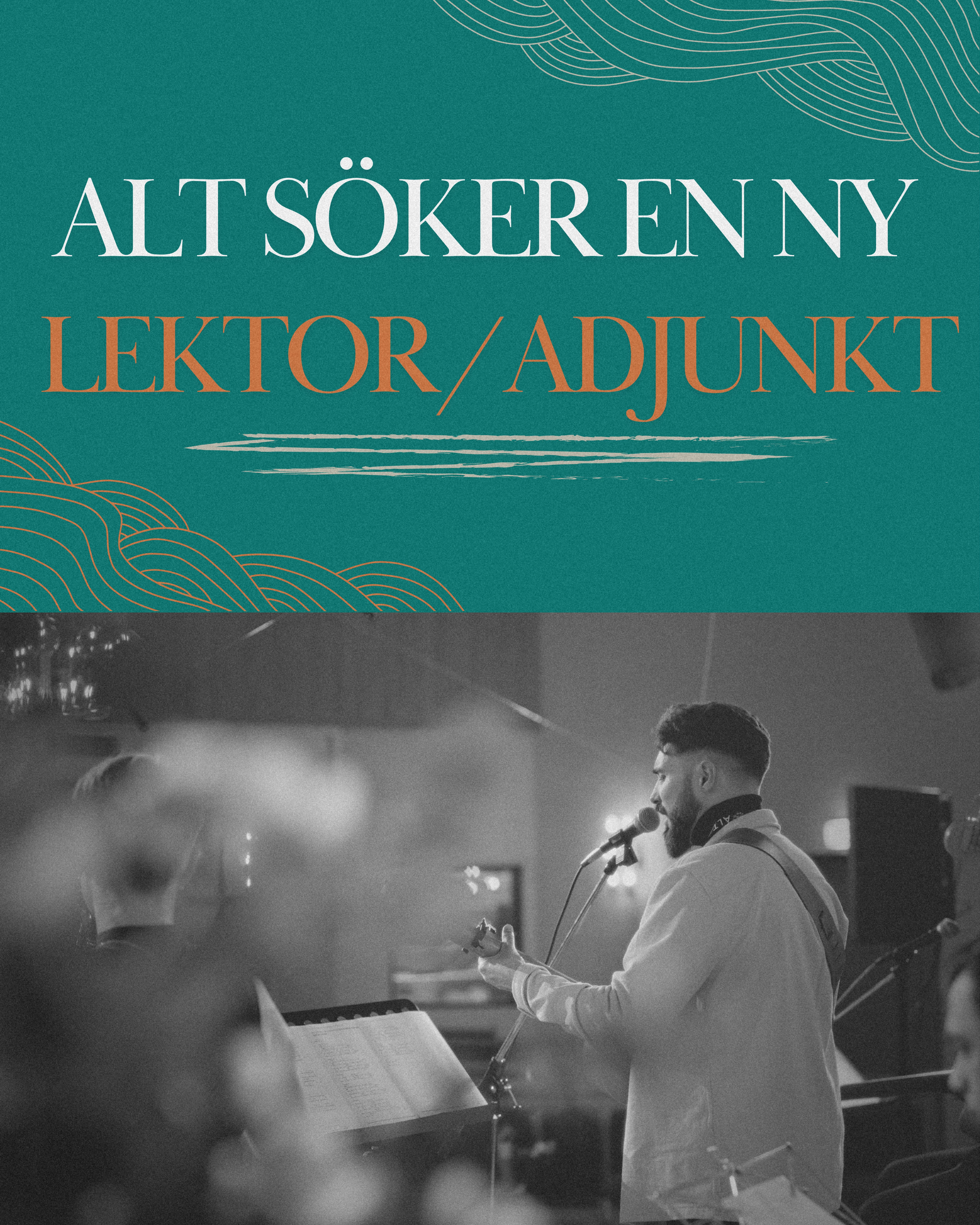 ALT söker en lektor/adjunkt inom kyrka/samhälle!